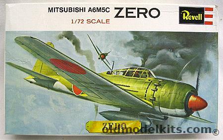 Revell 1/72 Mitsubishi A6M5C Zero, H617-70 plastic model kit
